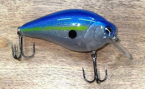 SQUAREBILL- Blue Sexy Shad Transparent