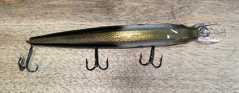 JERKBAIT- Copperback Shad Transparent