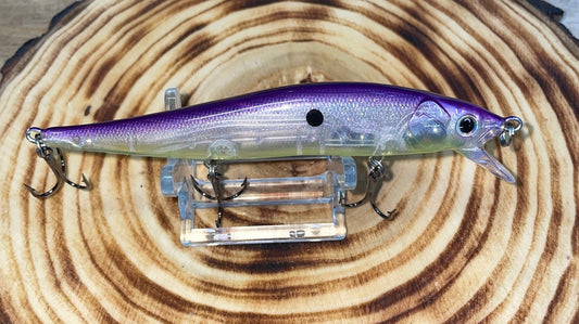 JERKBAITS- Purple Chartreuse