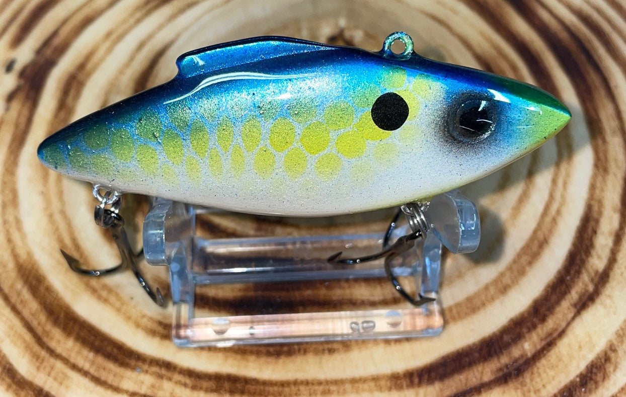 LIPLESS- Blue Sexy Shad Scaled