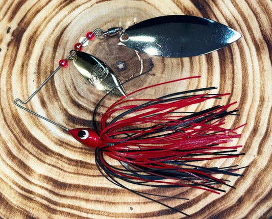 SPINNERBAIT- Red and Black