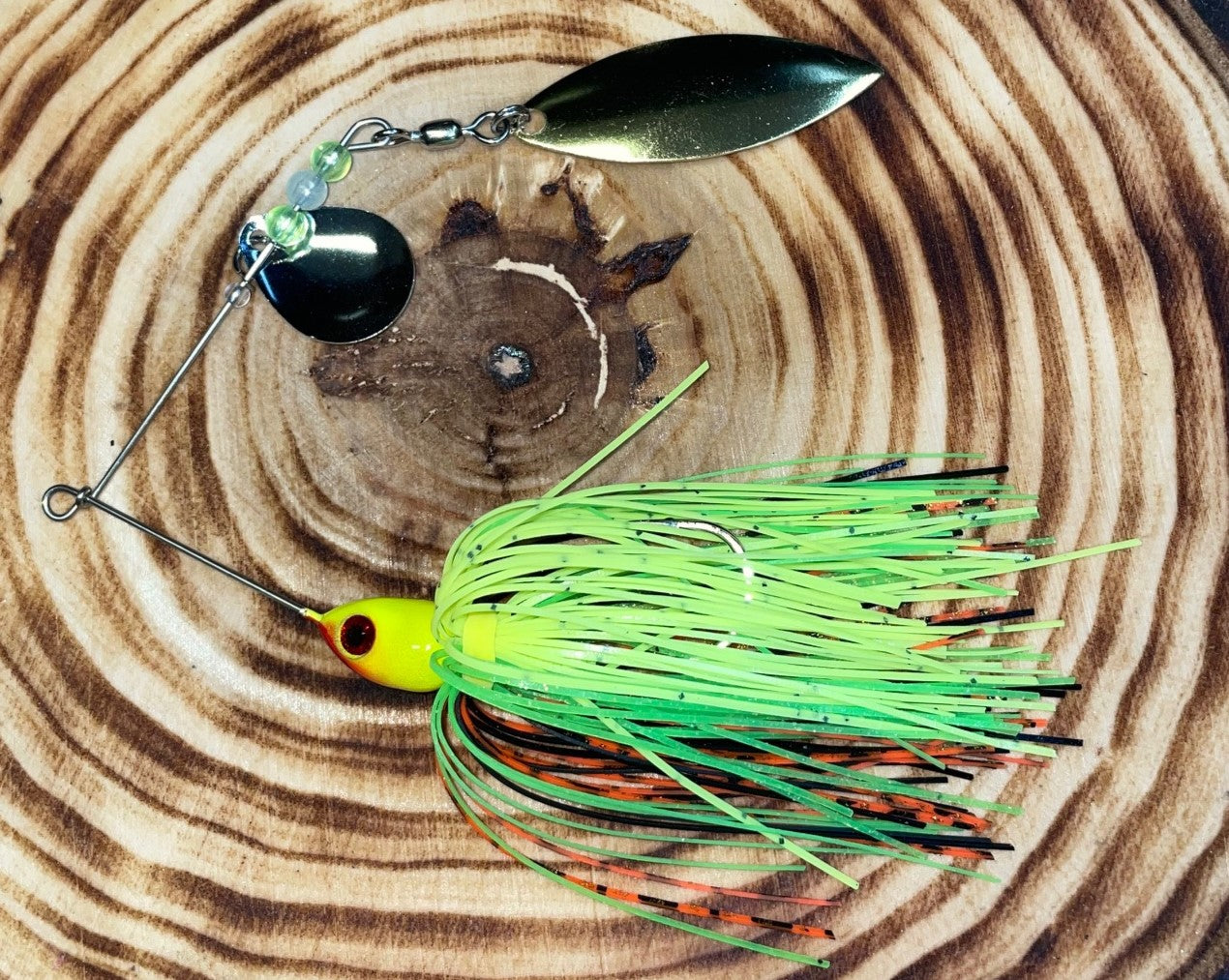 SPINNERBAIT- Chartreuse, Orange, Green