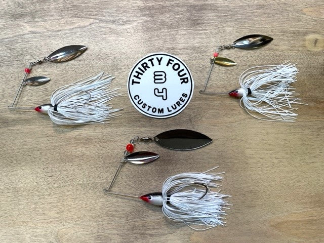 SPINNERBAIT- White