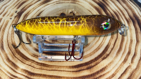 TOPWATER- Charbrown Crackleback