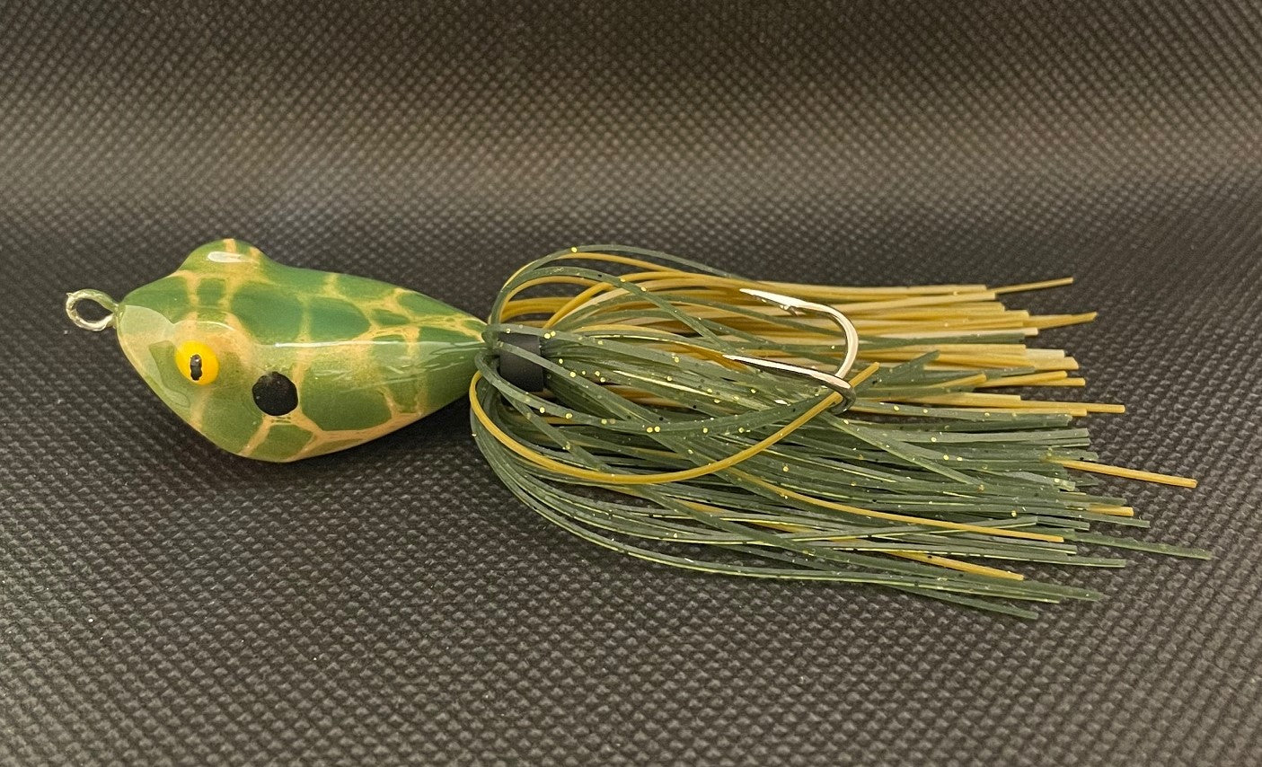 bass lure top frog TOPWATER- Army Frog – 34 Custom Lures